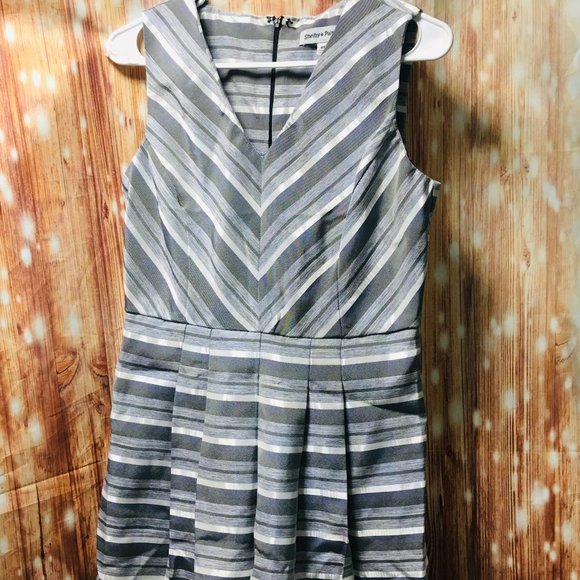 Shelby & Palmer Girls Stripped Dress - Picture 3 of 4